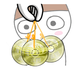 A fellow worker and the secret talk. sticker #2008523