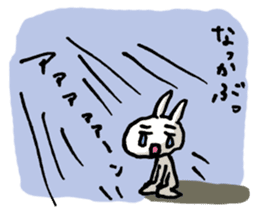 Funny cat & bunny from KAGOSHIMA sticker #2008535