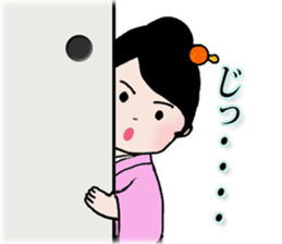 Komachi-san, exciting kimono life sticker #2008614