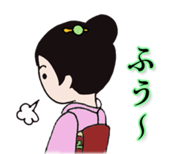 Komachi-san, exciting kimono life sticker #2008622
