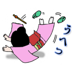 Komachi-san, exciting kimono life sticker #2008641
