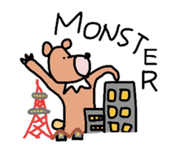 Occupation is a bear.W sticker #2008845