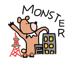 Occupation is a bear.W sticker #2008845