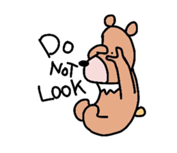 Occupation is a bear.W sticker #2008849