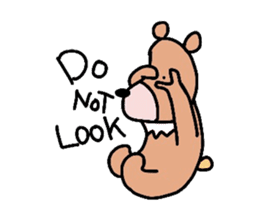 Occupation is a bear.W sticker #2008849