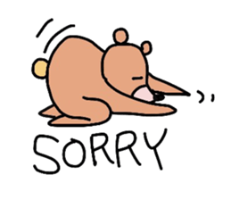 Occupation is a bear.W sticker #2008855