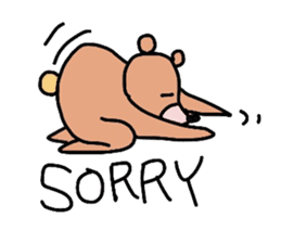 Occupation is a bear.W sticker #2008855