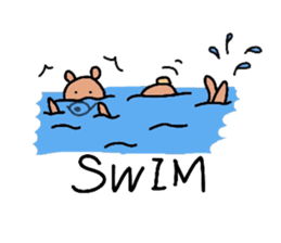 Occupation is a bear.W sticker #2008866