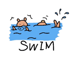 Occupation is a bear.W sticker #2008866