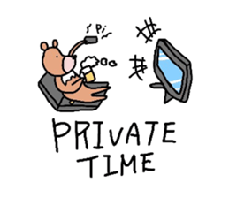 Occupation is a bear.W sticker #2008868