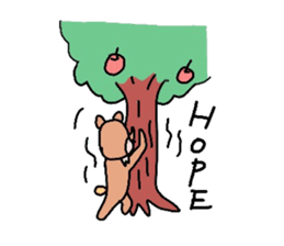 Occupation is a bear.W sticker #2008873