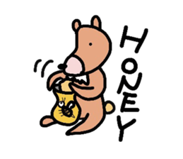 Occupation is a bear.W sticker #2008874