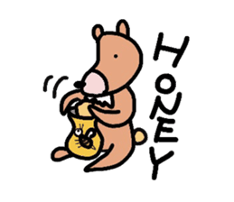 Occupation is a bear.W sticker #2008874