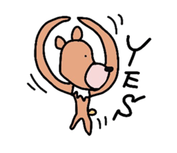 Occupation is a bear.W sticker #2008875