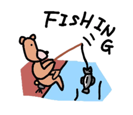 Occupation is a bear.W sticker #2008880