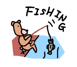 Occupation is a bear.W sticker #2008880