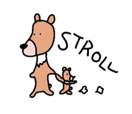 Occupation is a bear.W sticker #2008884