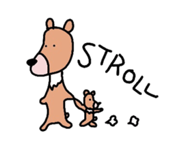 Occupation is a bear.W sticker #2008884