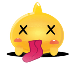 Yomi, the cute funny yellow jelly sticker #2008895