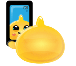 Yomi, the cute funny yellow jelly sticker #2008922