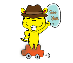 tiger   desukedo sticker #2009022