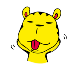 tiger   desukedo sticker #2009023