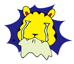 tiger   desukedo sticker #2009037