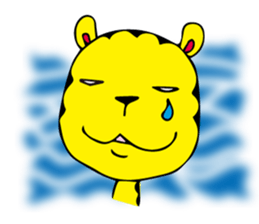 tiger   desukedo sticker #2009038