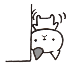 From wall to the Cat (silent stickers) sticker #2009345