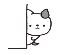 From wall to the Cat (silent stickers) sticker #2009348