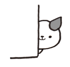 From wall to the Cat (silent stickers) sticker #2009350