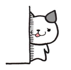 From wall to the Cat (silent stickers) sticker #2009351