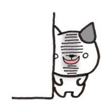 From wall to the Cat (silent stickers) sticker #2009353