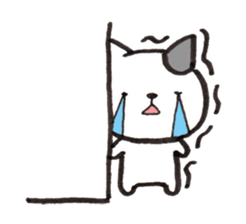 From wall to the Cat (silent stickers) sticker #2009355