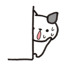 From wall to the Cat (silent stickers) sticker #2009356