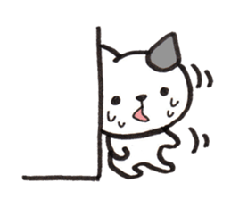 From wall to the Cat (silent stickers) sticker #2009358