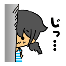 japanese Braid girl sticker #2009766