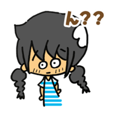 japanese Braid girl sticker #2009775
