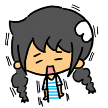 japanese Braid girl sticker #2009777