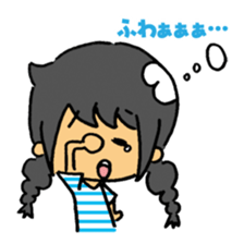 japanese Braid girl sticker #2009781