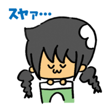 japanese Braid girl sticker #2009783