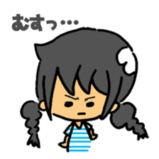 japanese Braid girl sticker #2009786