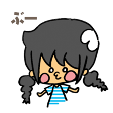 japanese Braid girl sticker #2009788