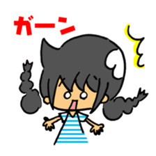 japanese Braid girl sticker #2009793