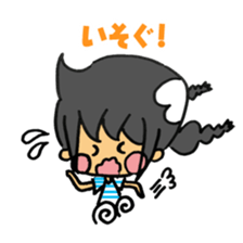 japanese Braid girl sticker #2009794