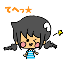 japanese Braid girl sticker #2009799