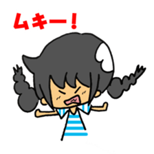 japanese Braid girl sticker #2009800