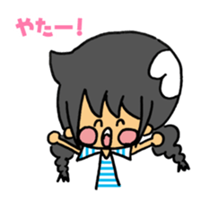 japanese Braid girl sticker #2009802