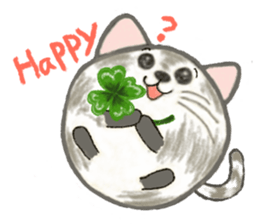 This stamp cute round sticker #2009902