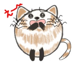 This stamp cute round sticker #2009904